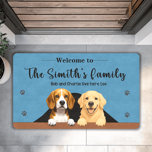 custom dog door mat