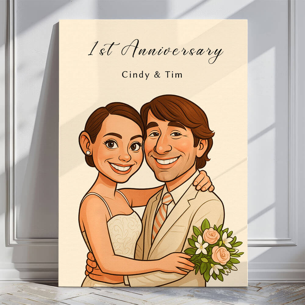 Create Custom Caricature Portrait – Turn Your Photo into Fun Artwork - Unique Gift for Lovers