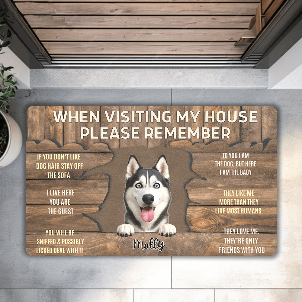 Dog lover doormat