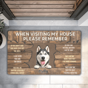 Dog lover doormat