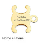 Double Arch Engraved Pet ID Tag