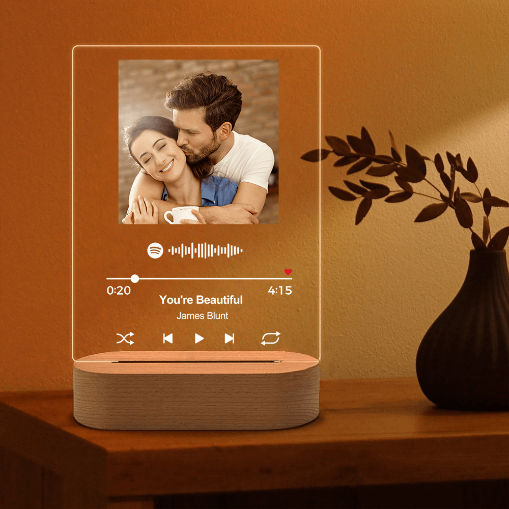 personalised spotify plaque