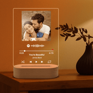 personalised spotify plaque