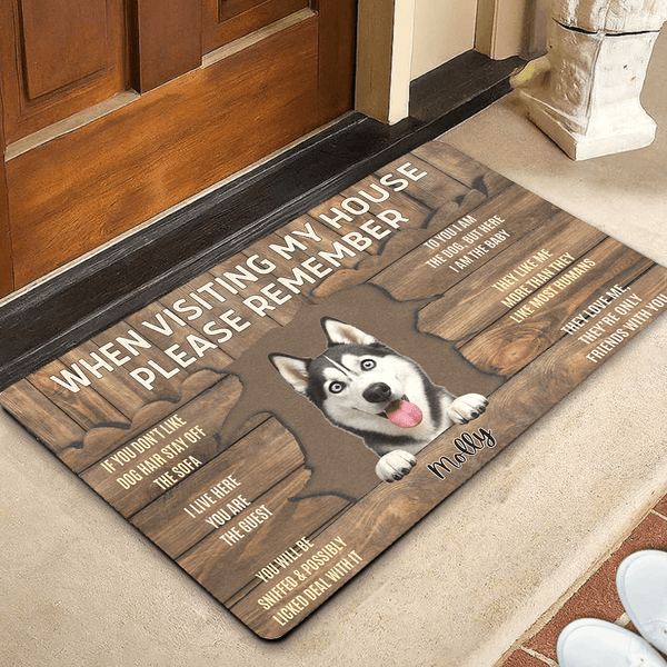 Dog lover doormat
