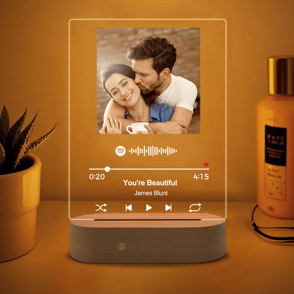 personalised spotify plaque