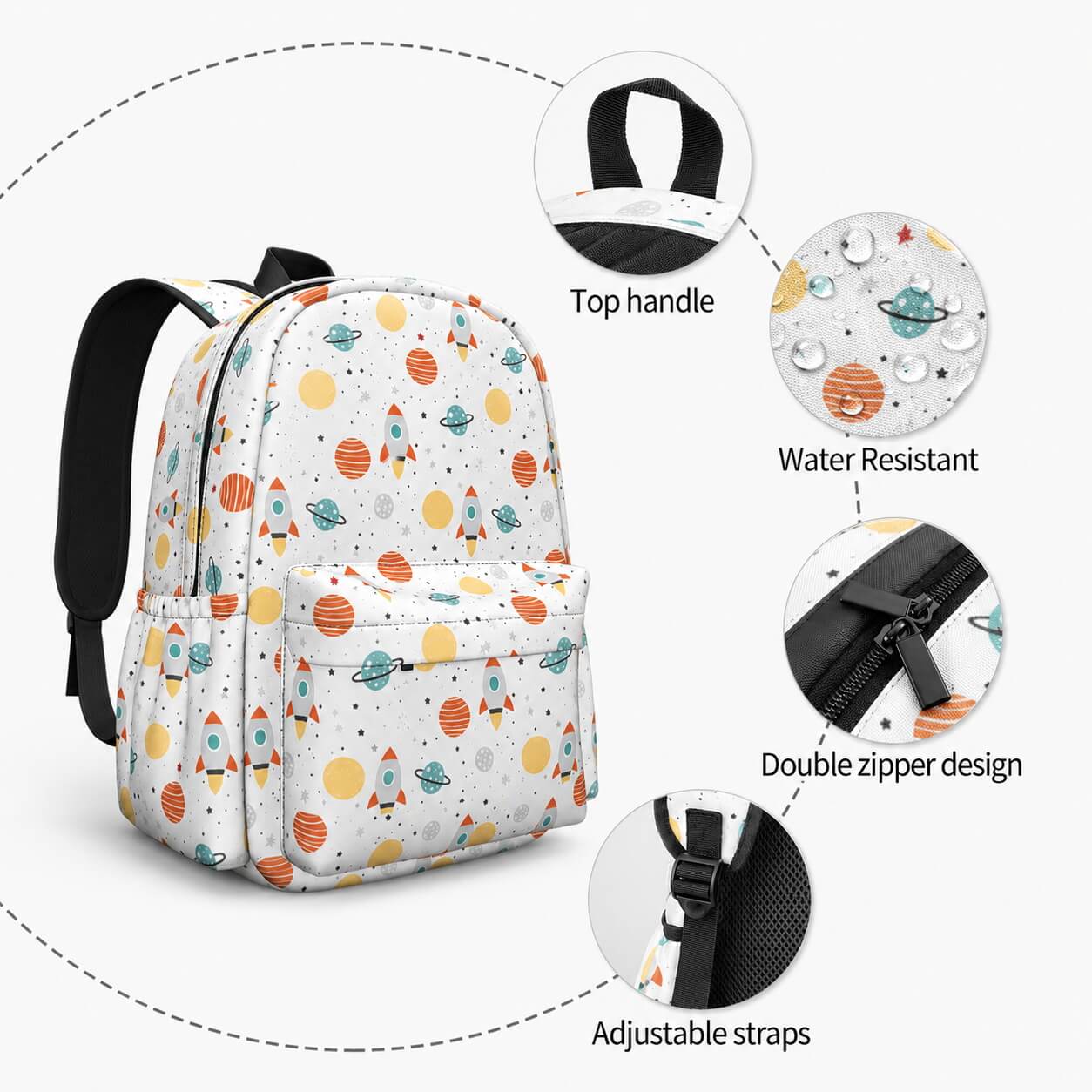 Galaxy Planets Backpack