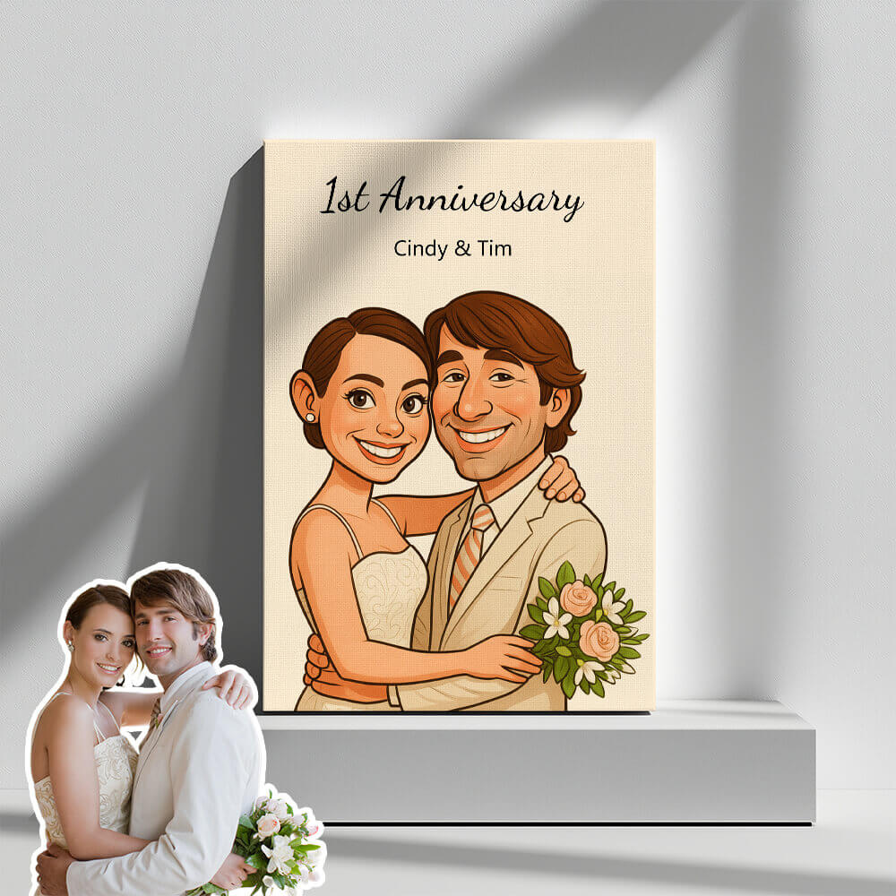 Create Custom Caricature Portrait – Turn Your Photo into Fun Artwork - Unique Gift for Lovers