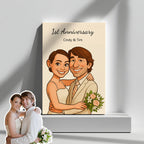 Create Custom Caricature Portrait – Turn Your Photo into Fun Artwork - Unique Gift for Lovers