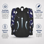Unicorn Blue Starry Night Backpack