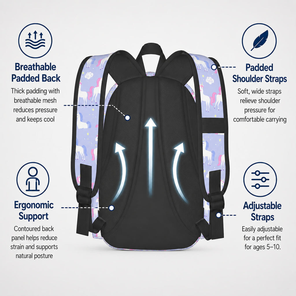 Unicorn Backpack School Bag