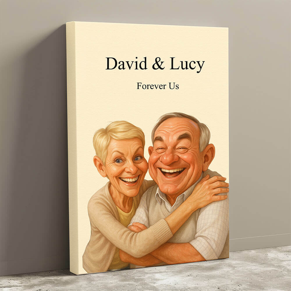 Custom Caricature Portrait – Turn Your Photo into Fun Artwork - Unique Gift for Lovers