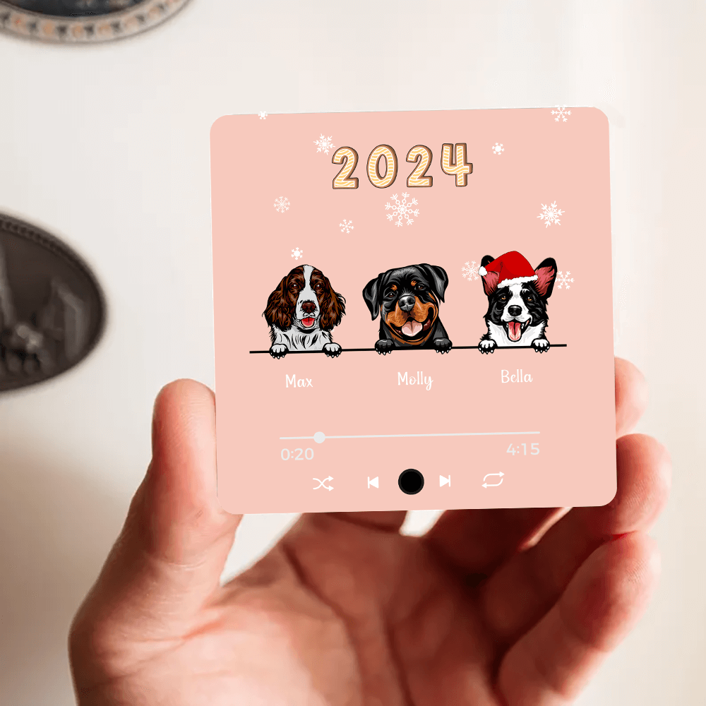 Custom Pet Refrigerator Magnet Christmas Personalized Gifts