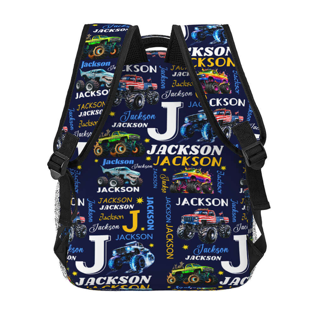 Monster Truck Kids Backpack