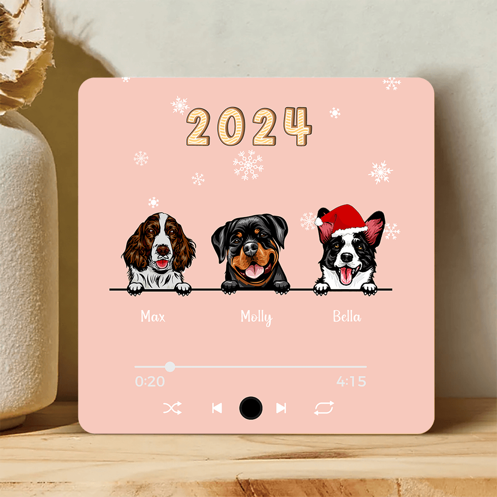 Custom Pet Refrigerator Magnet Christmas Personalized Gifts