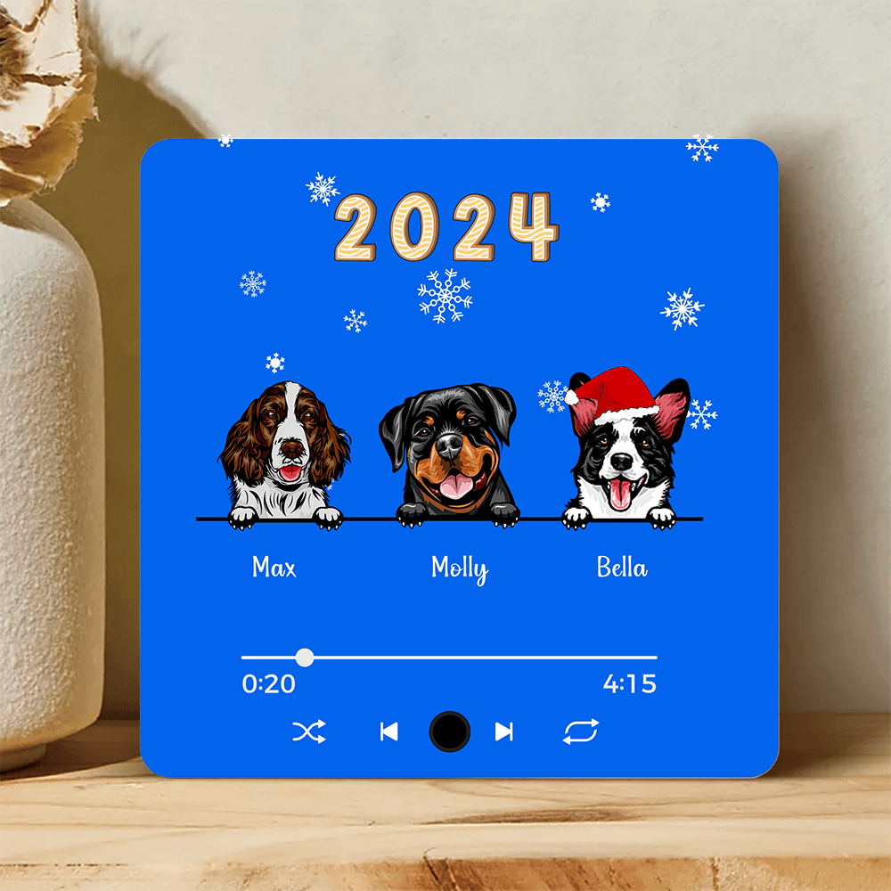 Custom Pet Refrigerator Magnet Christmas Personalized Gifts