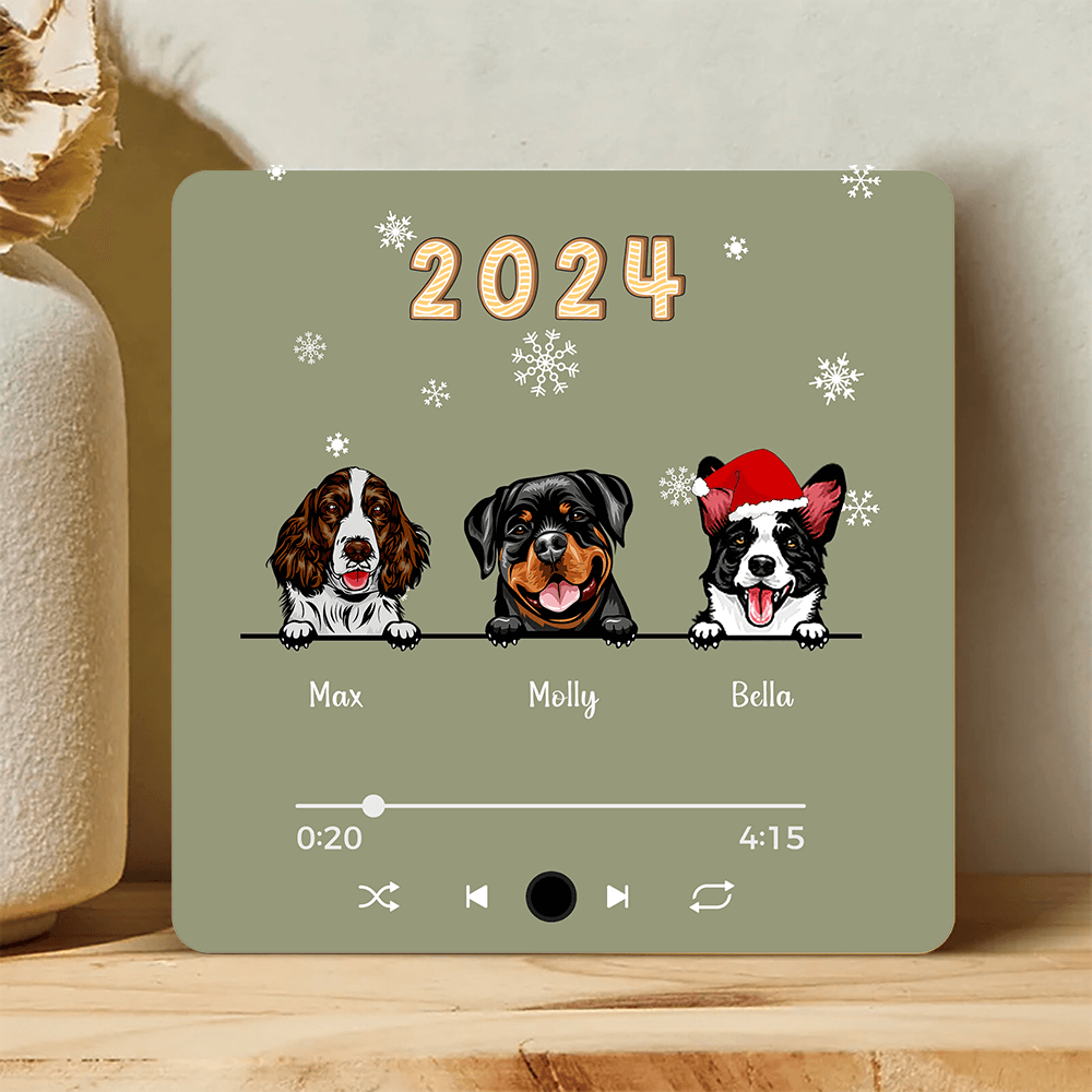 Custom Pet Refrigerator Magnet Christmas Personalized Gifts