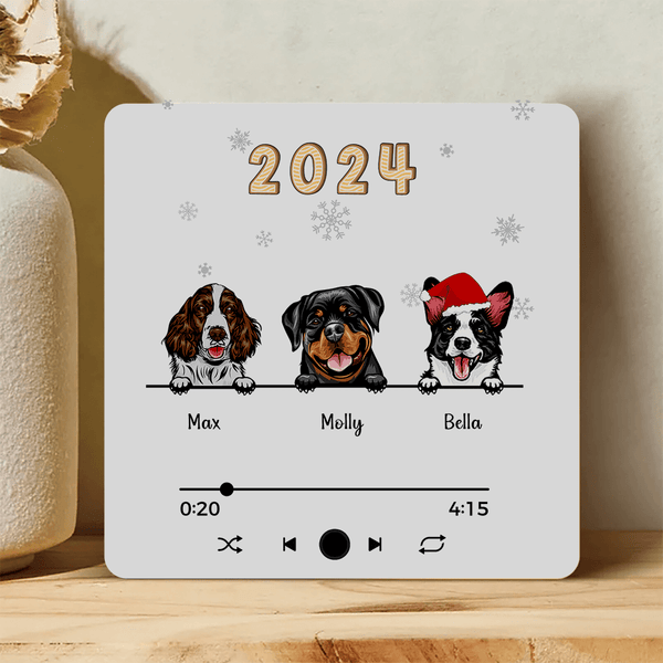 Custom Pet Refrigerator Magnet Christmas Personalized Gifts