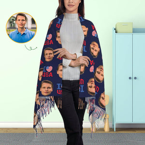 custom photo scarf