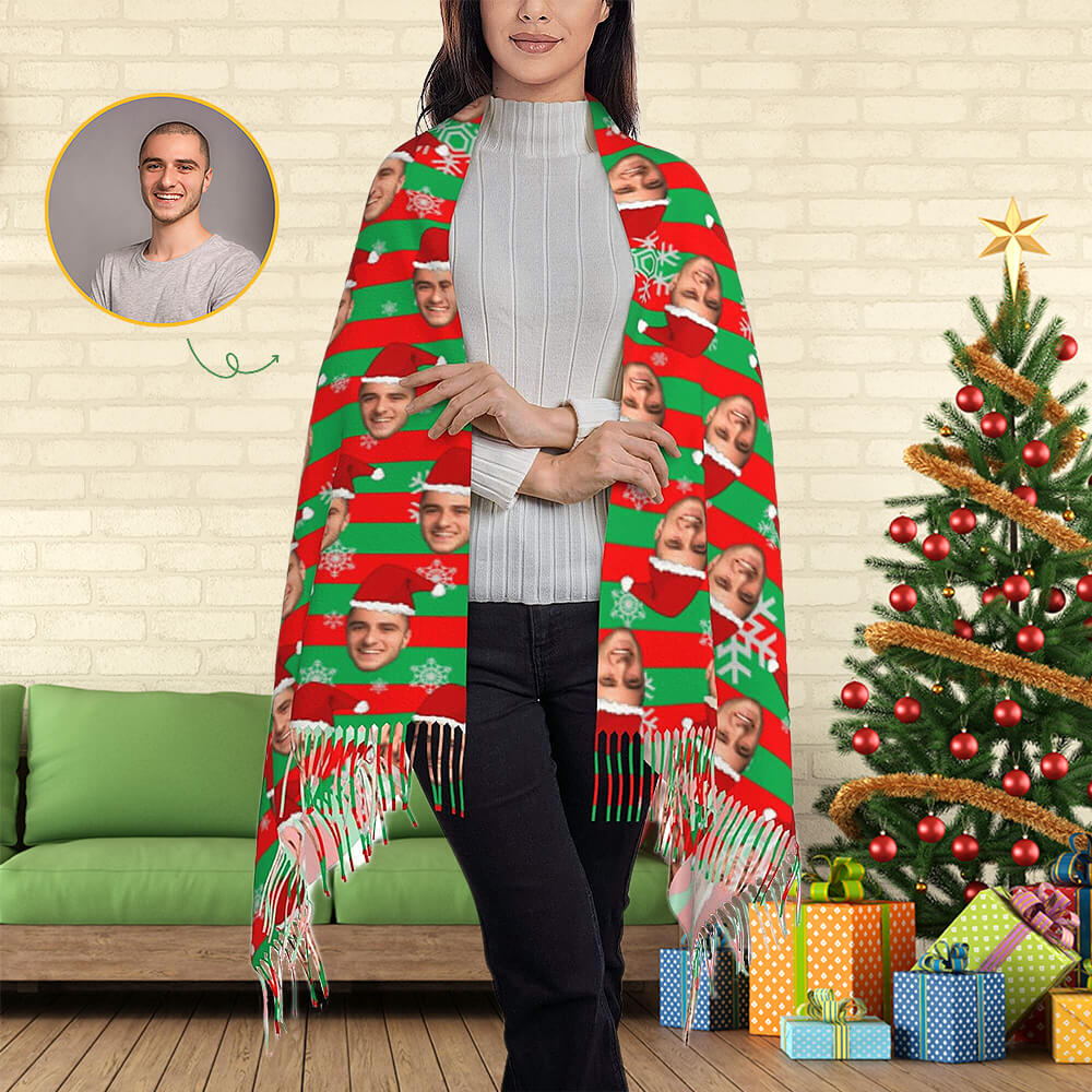 custom photo scarf