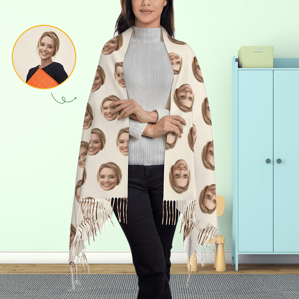 custom photo scarf