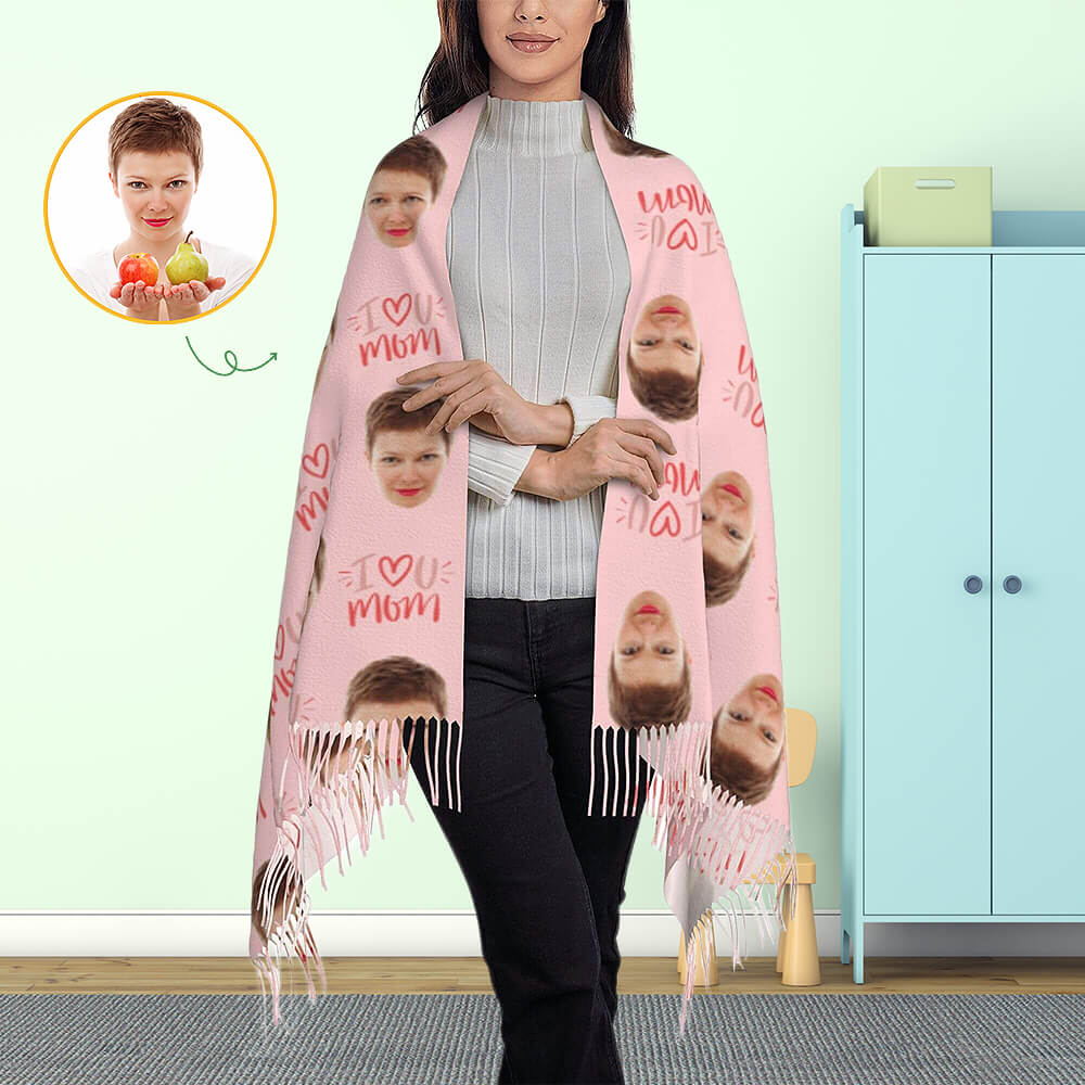 custom photo scarf