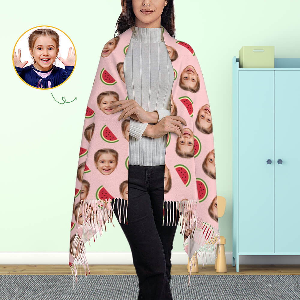 custom photo scarf