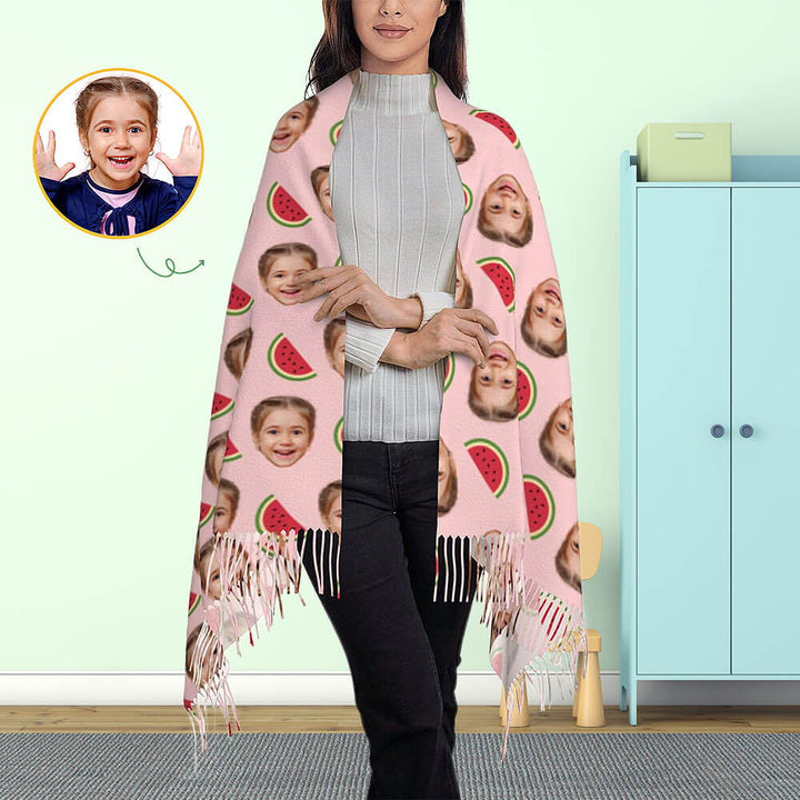 custom photo scarf