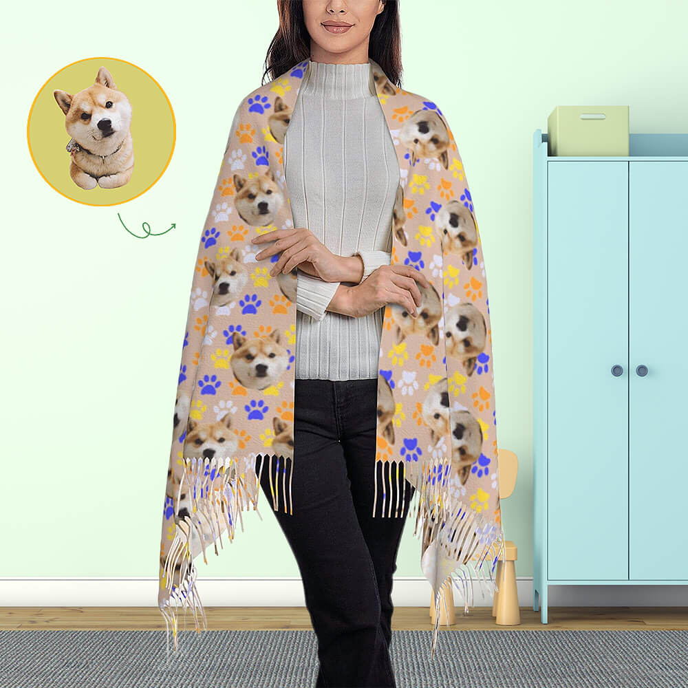custom photo scarf