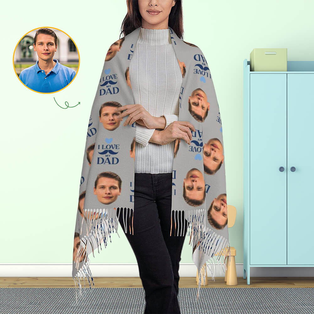 custom photo scarf