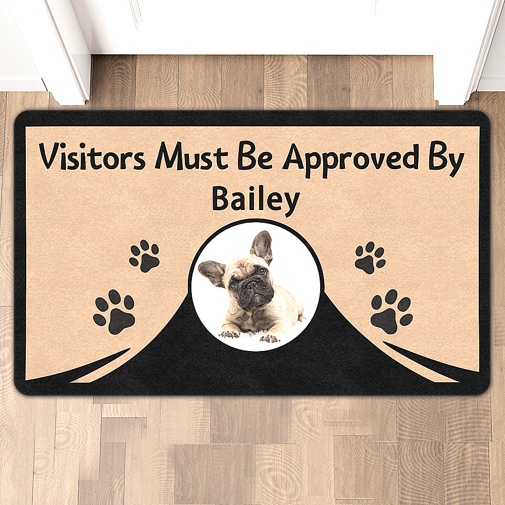 custom dog doormat