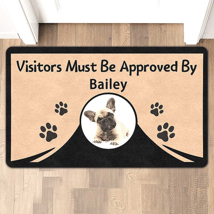 custom dog doormat