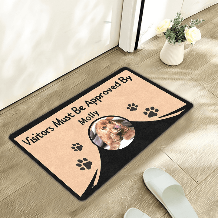 custom dog doormat