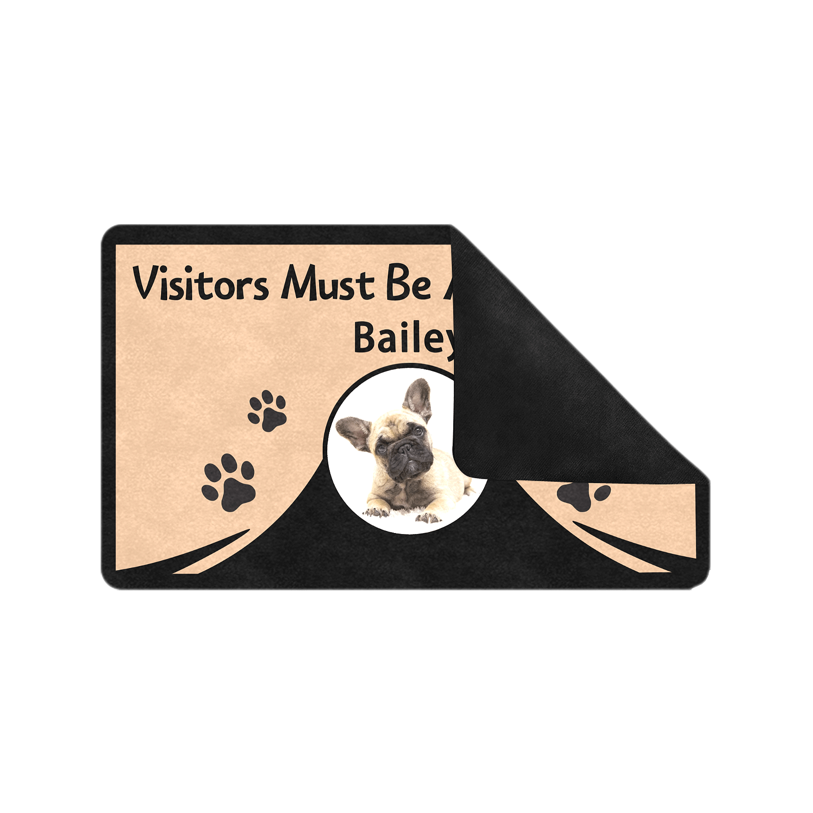 custom dog doormat