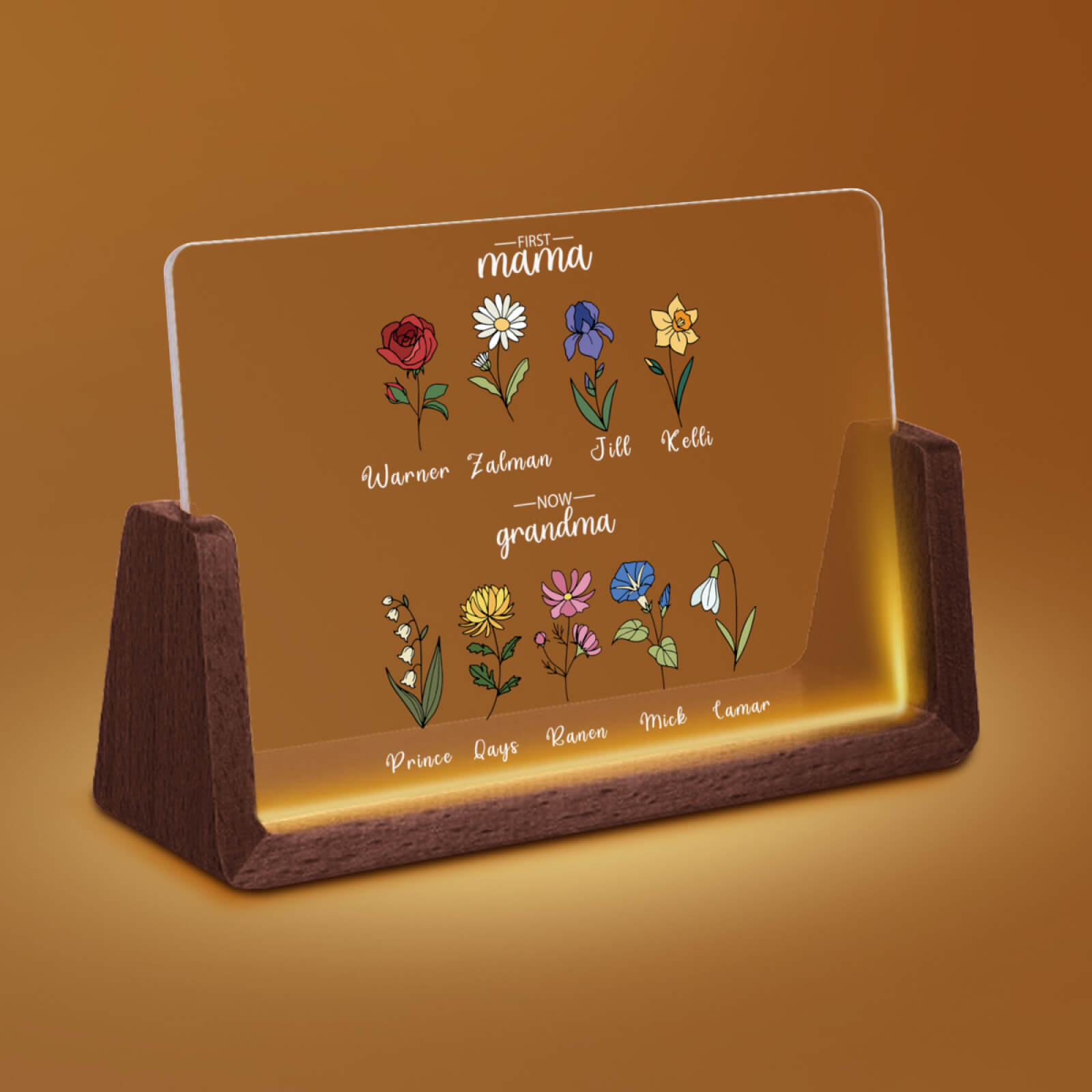 personalized night light