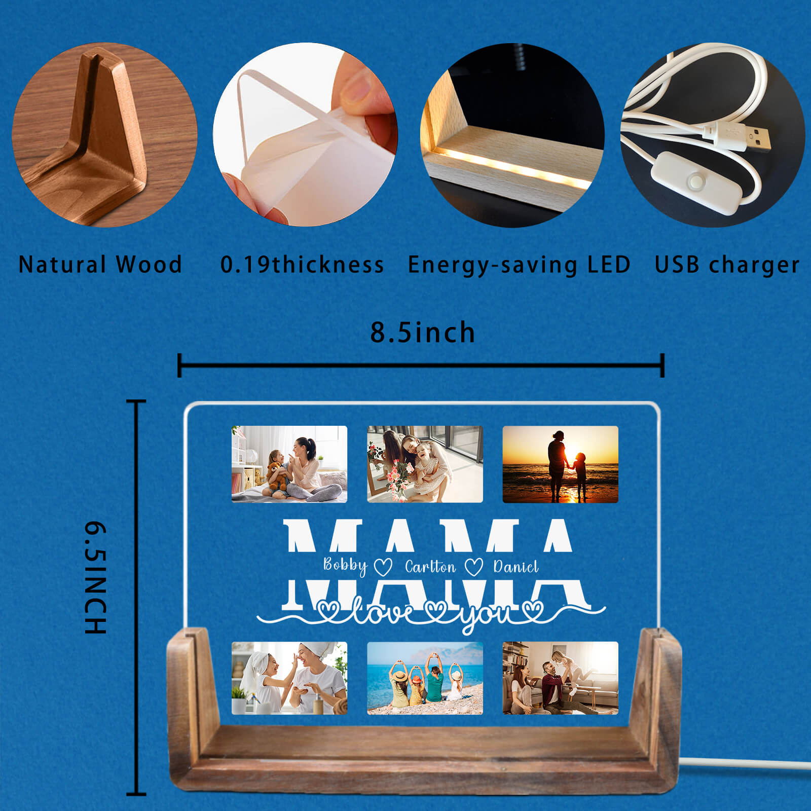 personalized night light