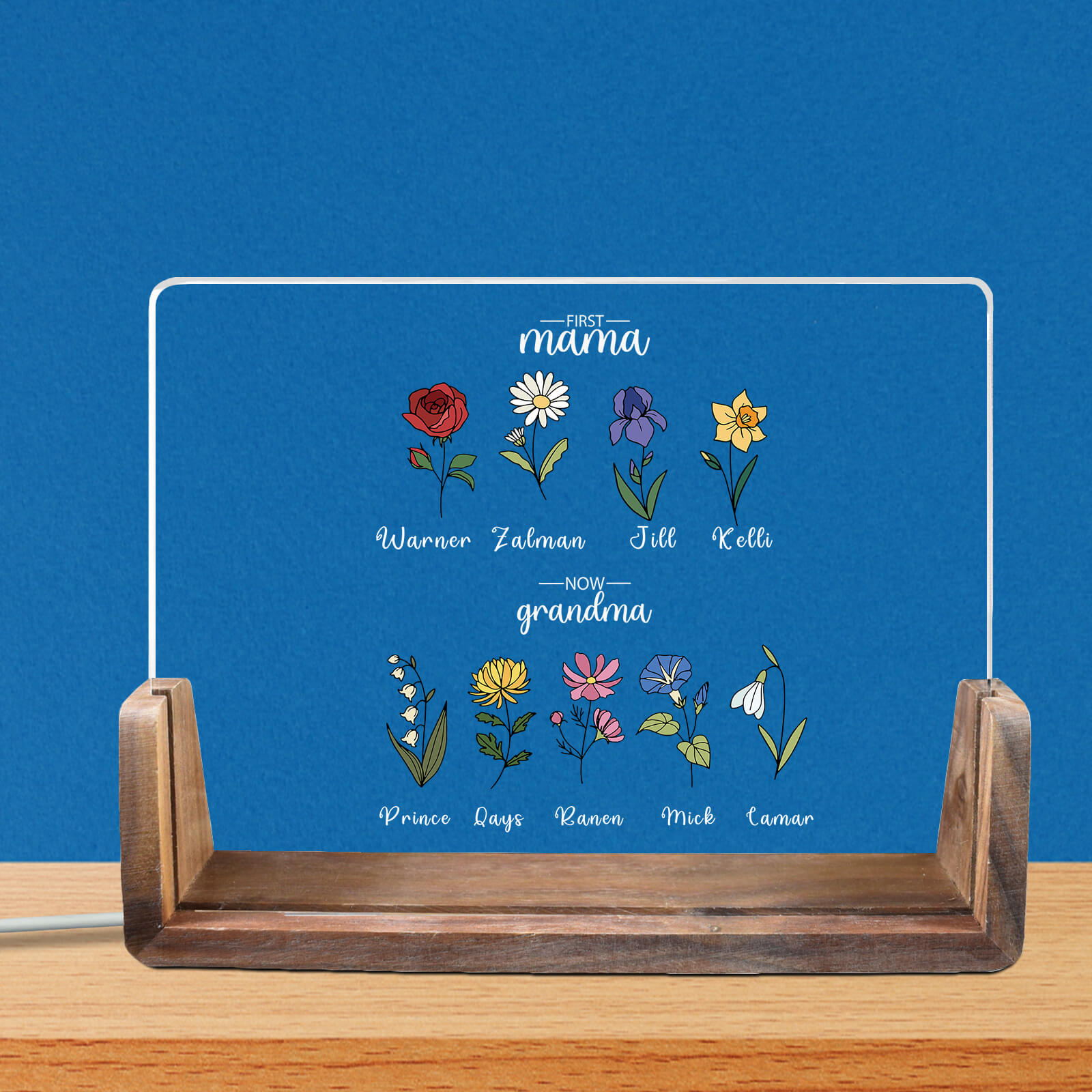 personalized night light