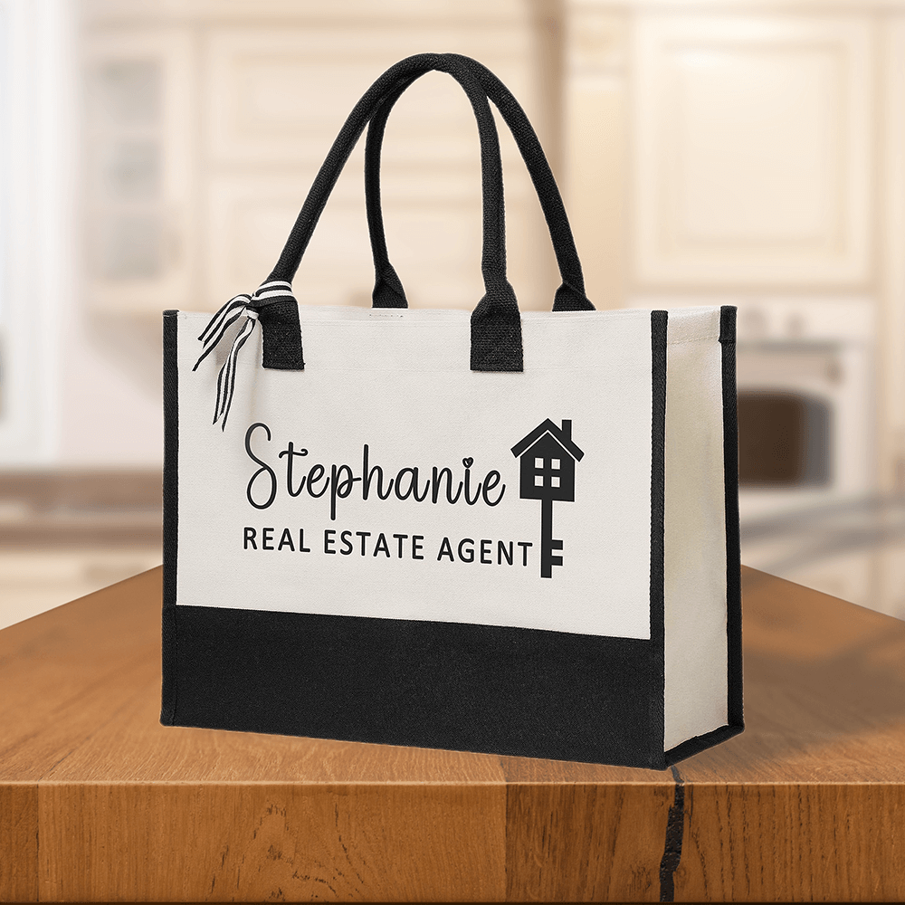 Custom Realtor Tote Bag Custom Real Estate Agent Gift