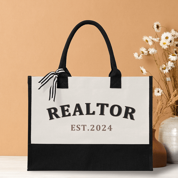 Custom Realtor Swag Real Estate Bag Realtor Tote Bag