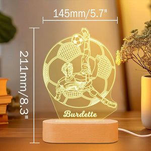 Custom Football Night Light