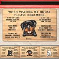 custom dog doormat
