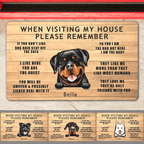 custom dog doormat