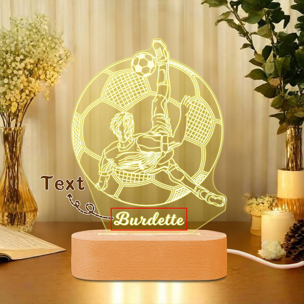 Custom Football Night Light