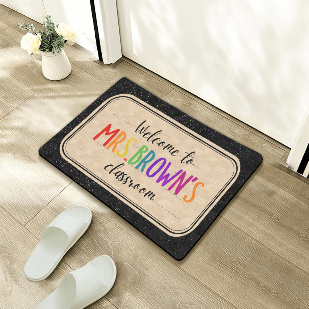 custom classroom doormat