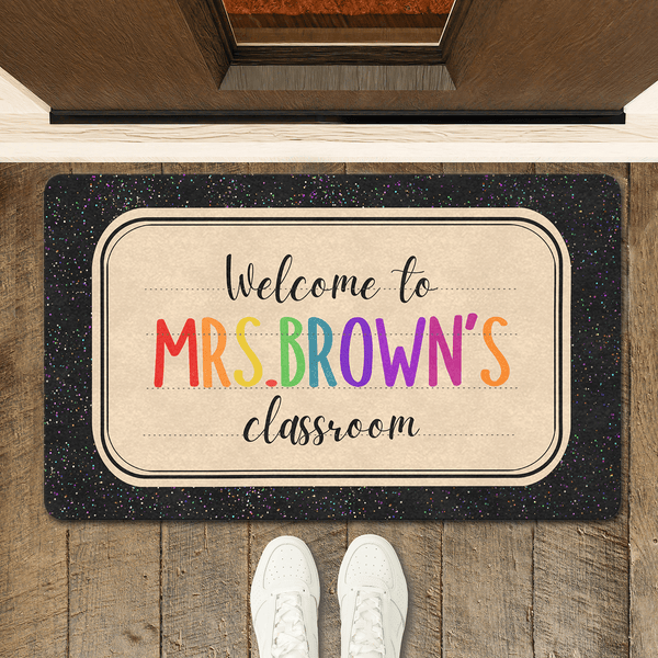 custom classroom doormat