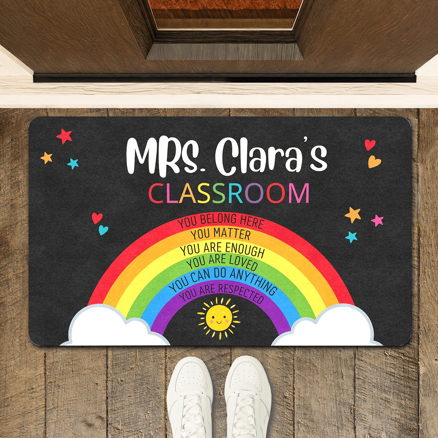 personalized classroom doormat