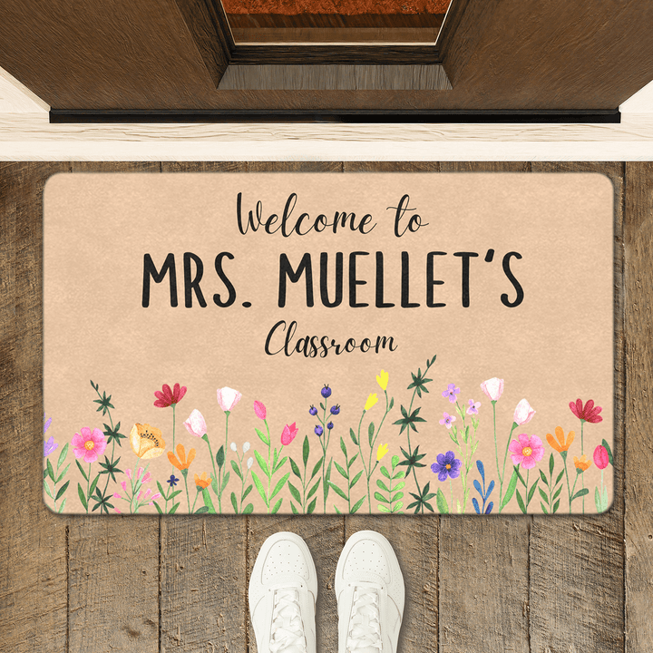 personalized classroom doormat