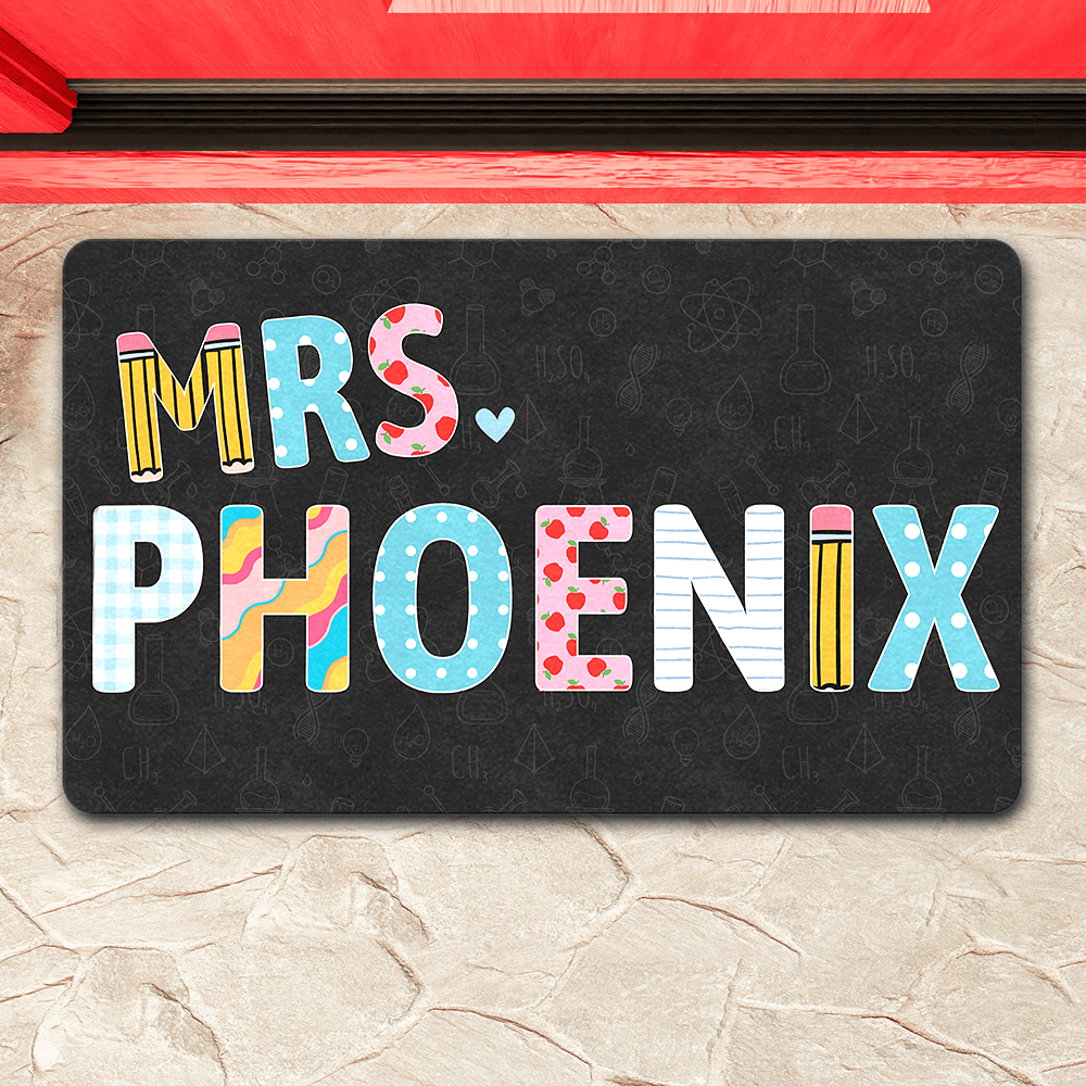 Classroom Mat Gift For Teacher Custom Teacher Doormat