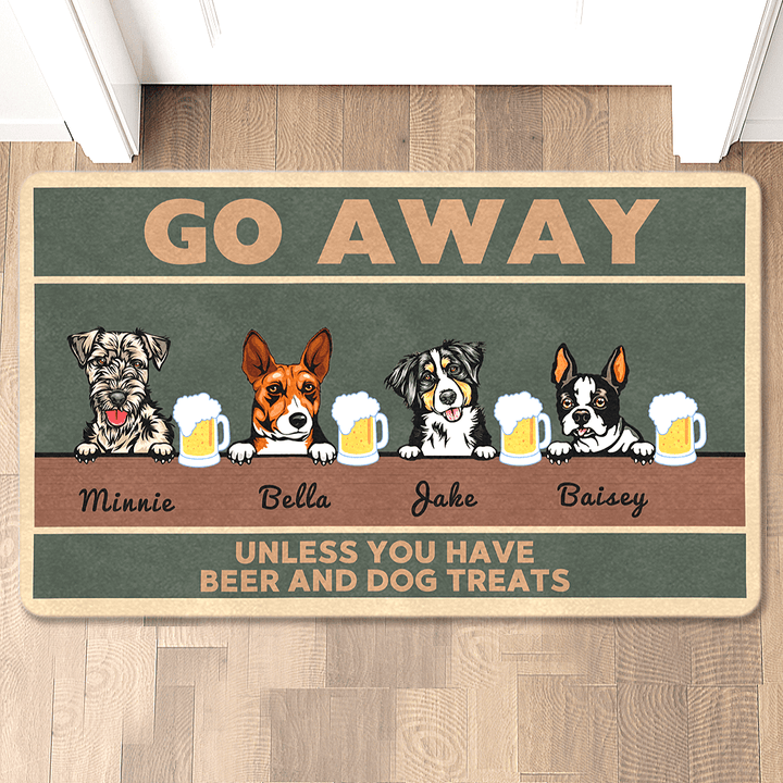 custom dog doormat