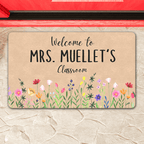personalized classroom doormat