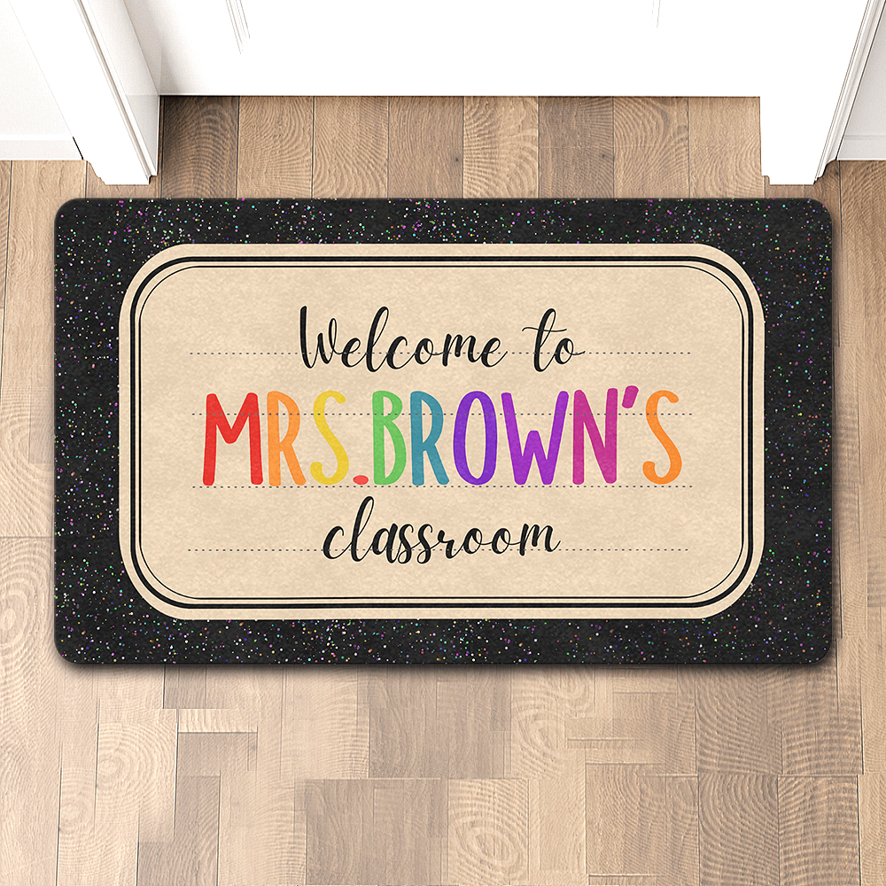 custom classroom doormat